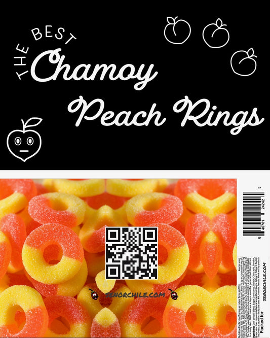 The Best Peach Ring Chamoy Gummies