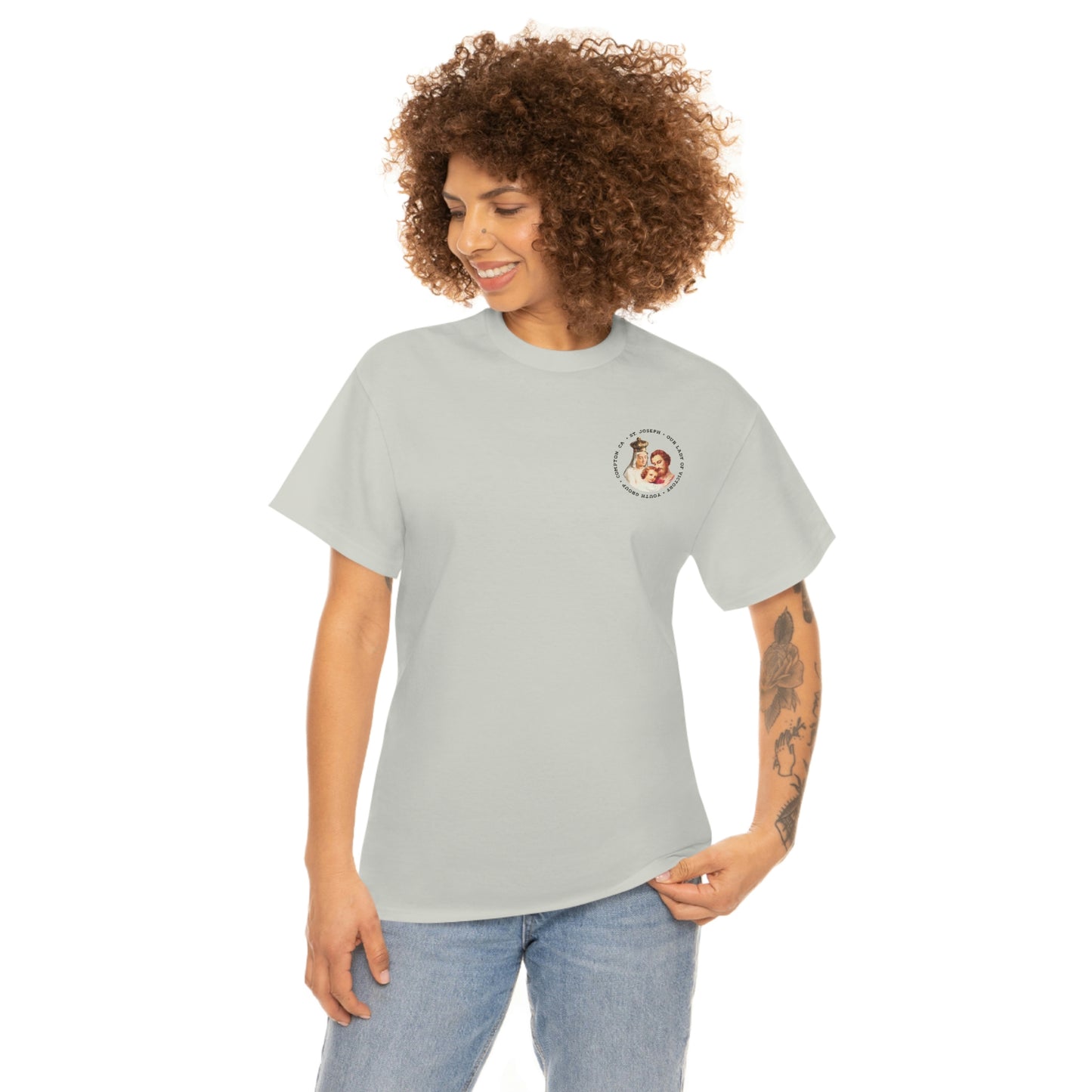 Lady of Victoria One Sided English Unisex Heavy Cotton Tee