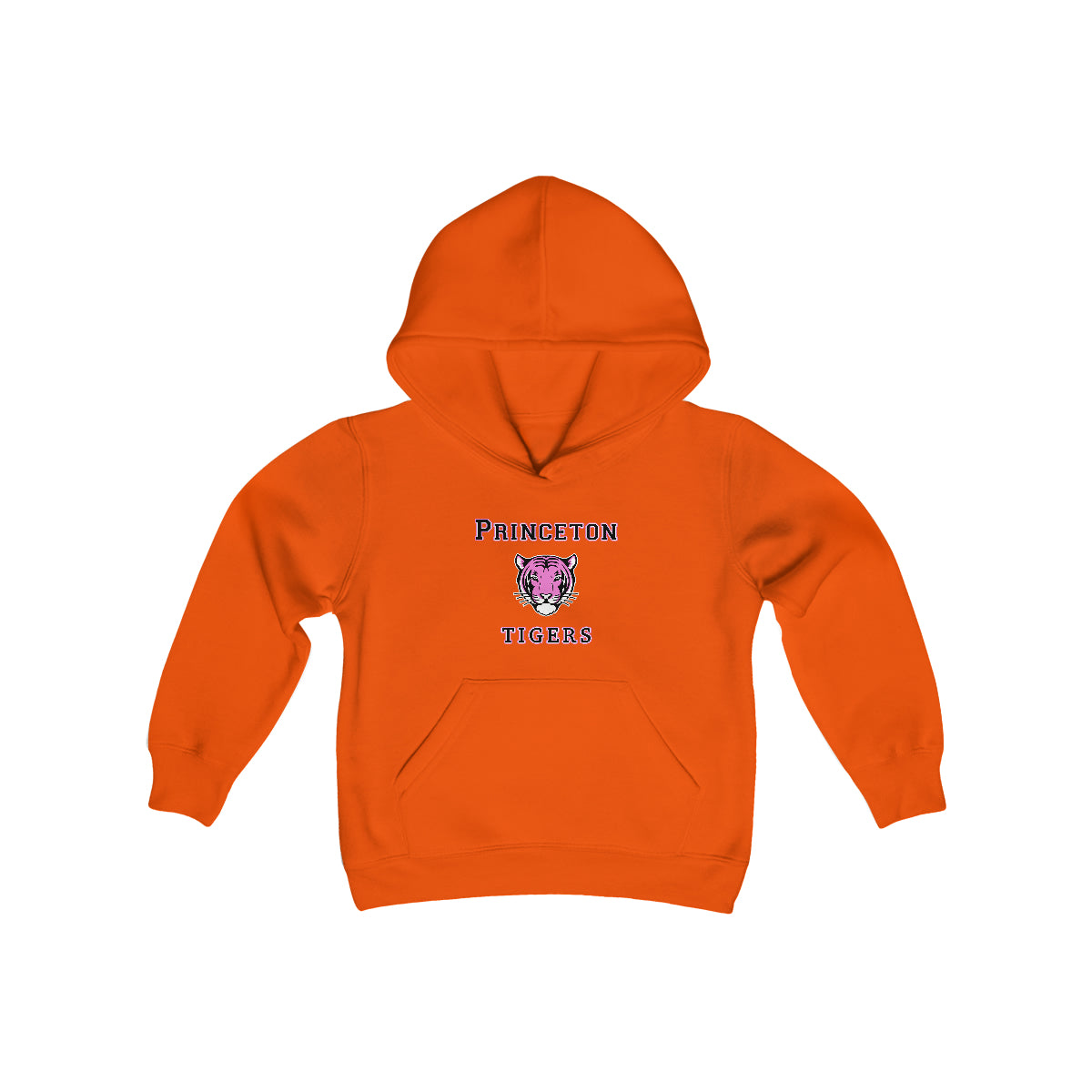 Princeton Tigers Kids S-XL Heavy Blend Hooded Sweatshirt