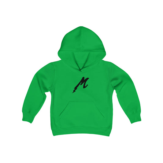 Maza Black Lightning Kids S-XL Heavy Blend Hooded Sweatshirt