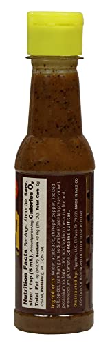 La Perrona Hot Sauce Variety | Chiltepin, Roasted, Green and Negra | 5 Ounce Bottles | Handmade | Salsa Picante 4 Pack