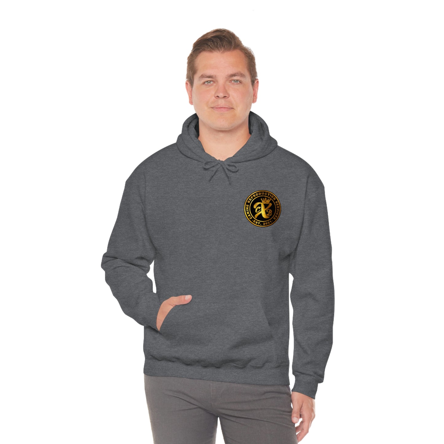 CXB 2 Sided Gold Unisex Heavy Blend™ Hooded Sweatshirt