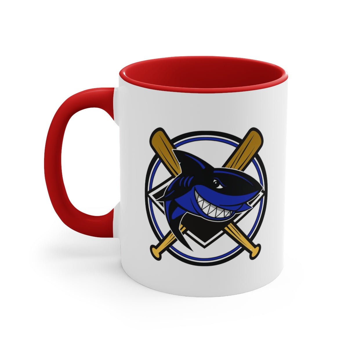 Tiburones Accent Coffee Mug, 11oz