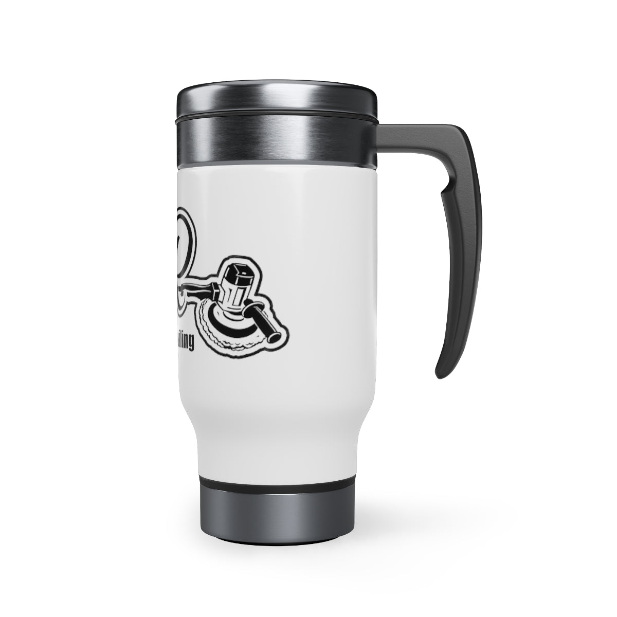 Doble R Stainless Steel Travel Mug with Handle, 14oz