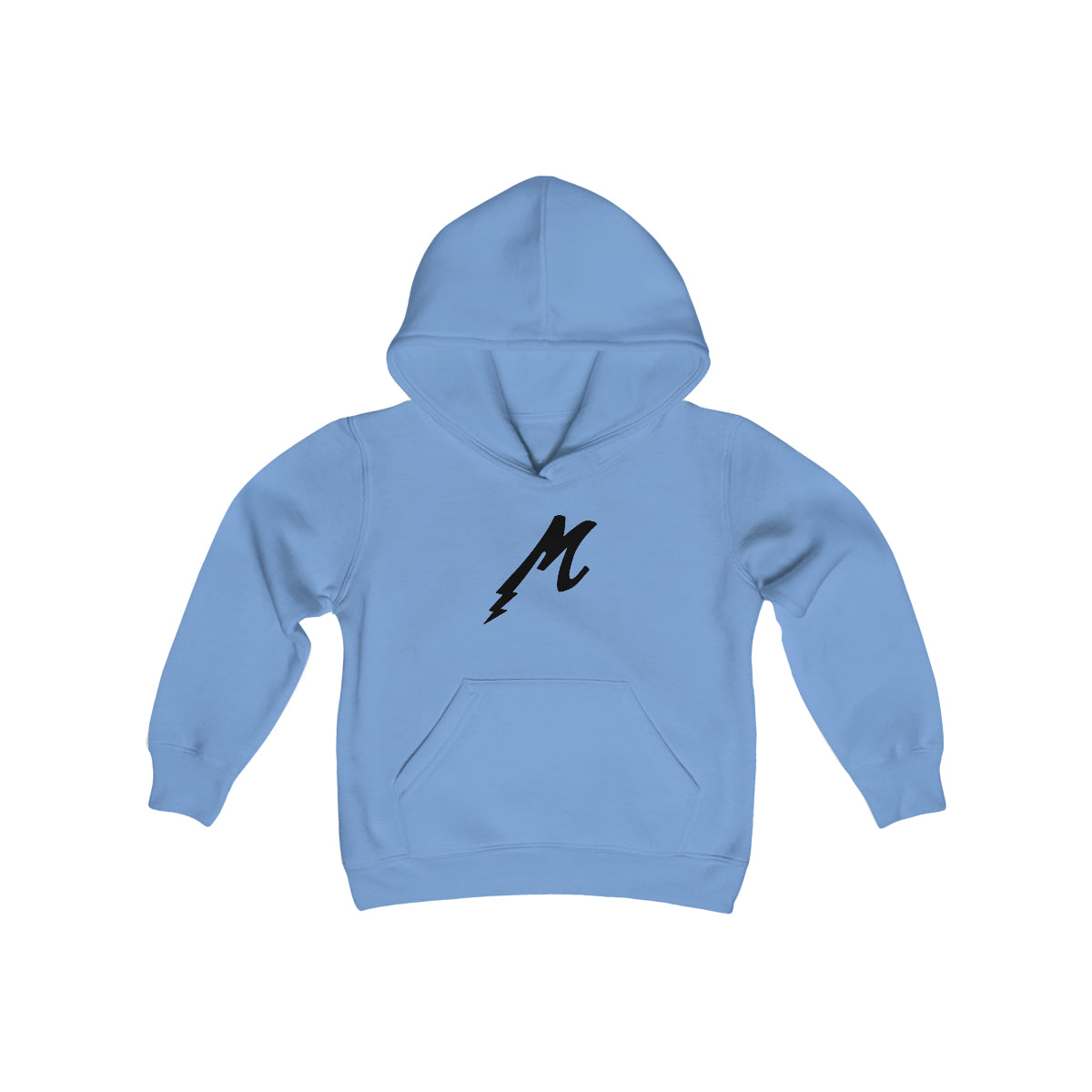 Maza Black Lightning Kids S-XL Heavy Blend Hooded Sweatshirt