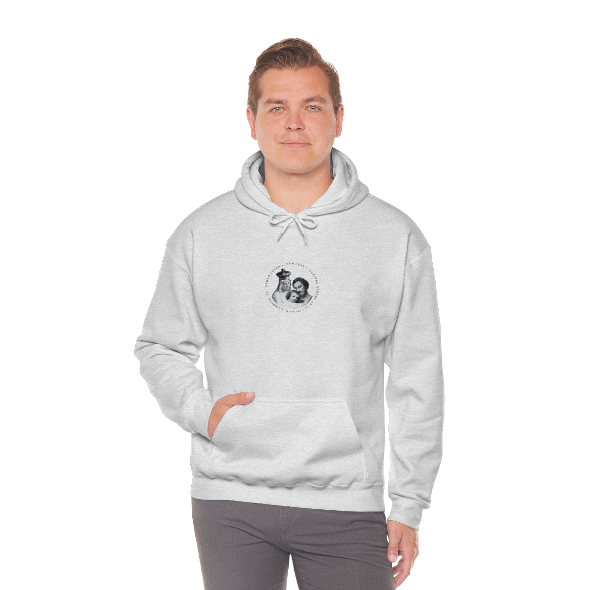 Front and Back Our Lady of Victory Unisex Heavy Blend™ Hooded Sweatshirt