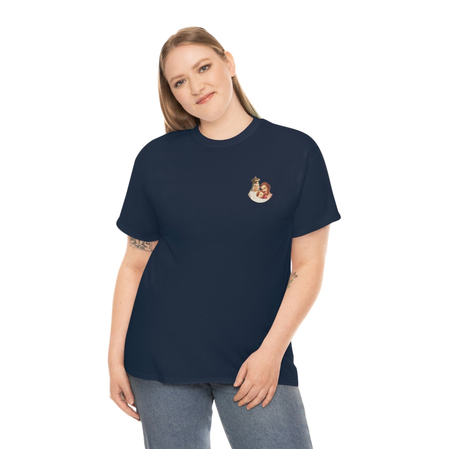 Lady of Victoria One Sided Espanol Unisex Heavy Cotton Tee