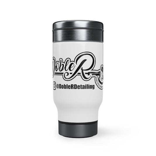 Doble R Stainless Steel Travel Mug with Handle, 14oz
