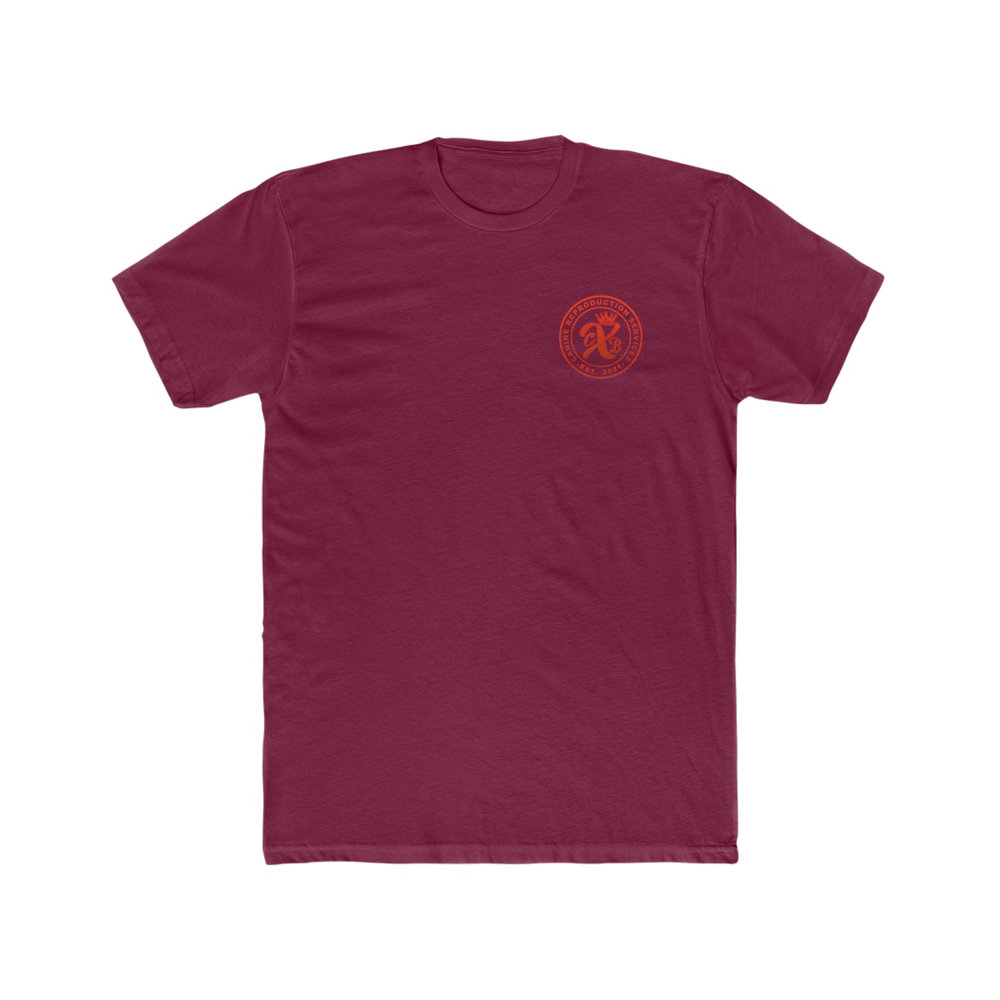 CXB Red 2 sided  Cotton Crew Tee Next Level 3600
