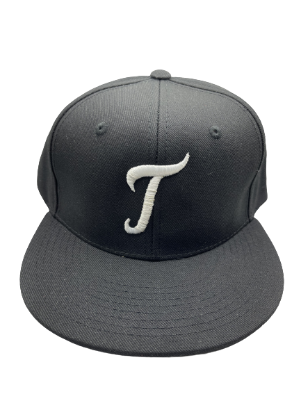 Tarahumaras Black White Logo Snap Back Hat