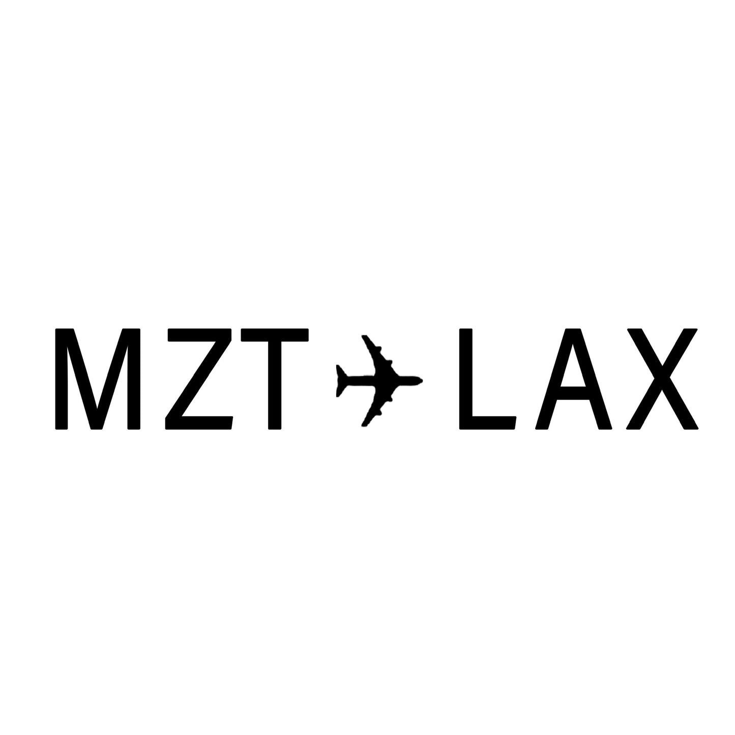 "MZT to LAX" Tee