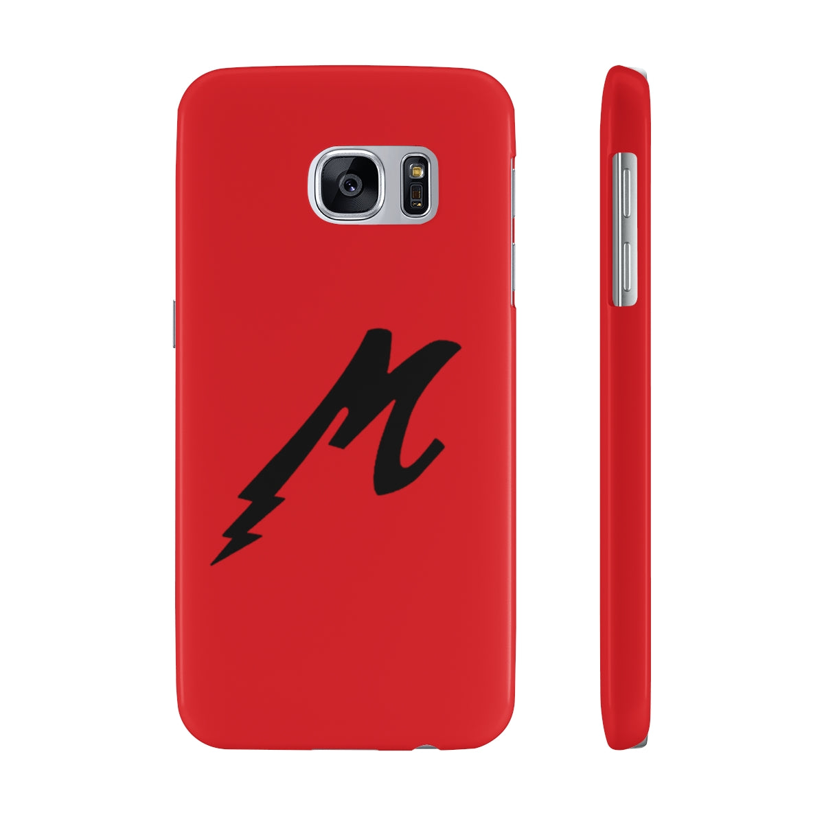 Maza Lightning Black Logo Slim Phone Cases, Case-Mate