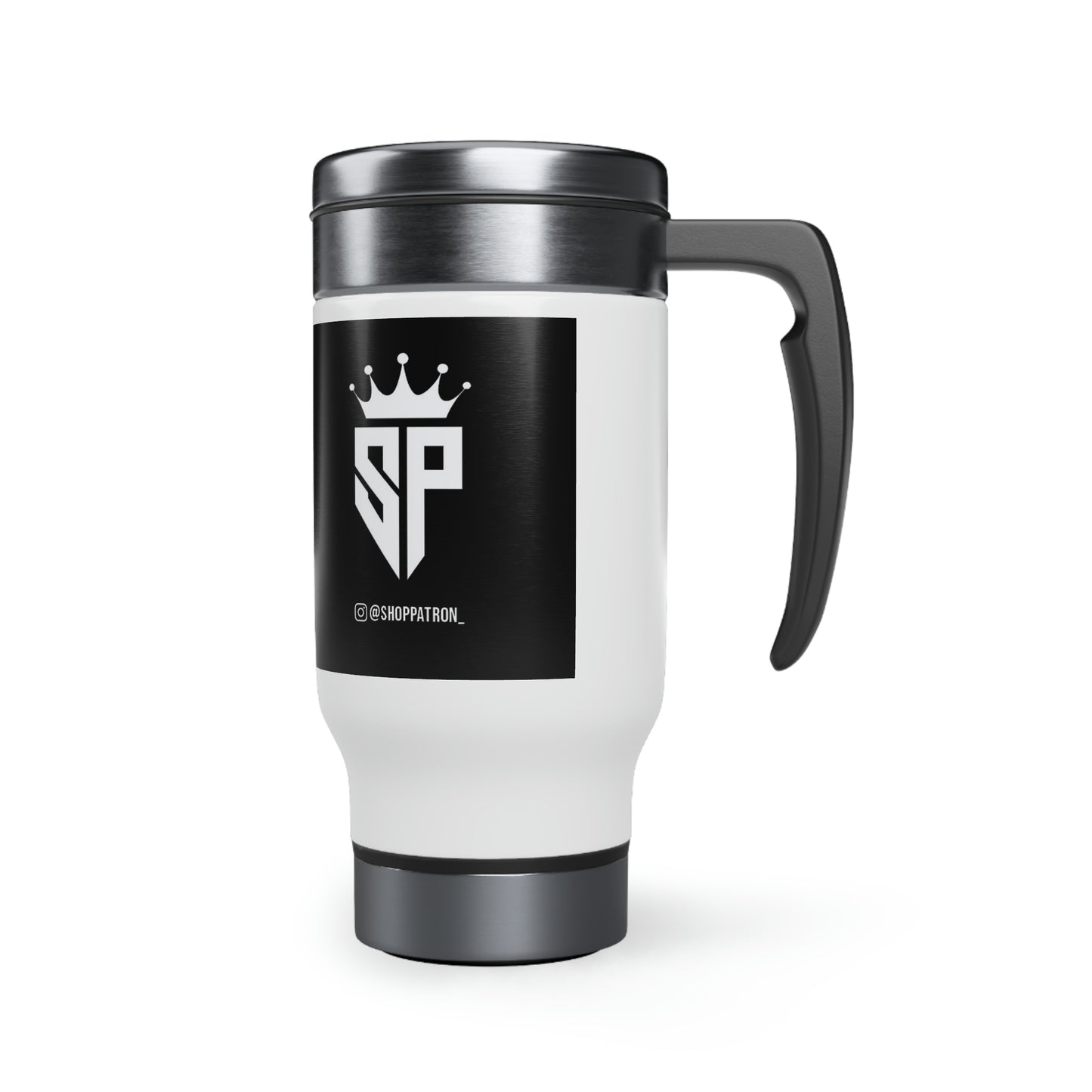 Shop Patron Stainless Steel Travel Mug with Handle, 14oz