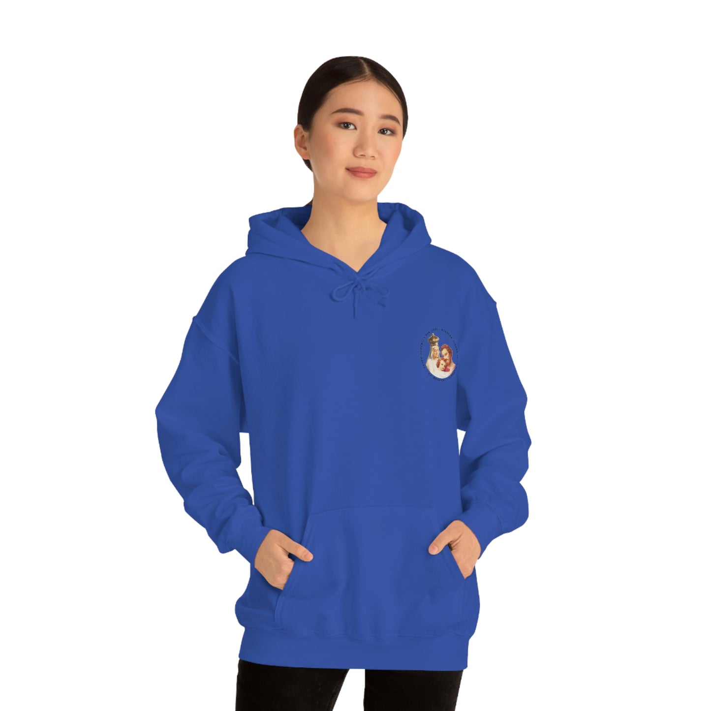 Our Lady of Victory One Sided Espanol Unisex Heavy Blend™ Hooded Sweatshirt