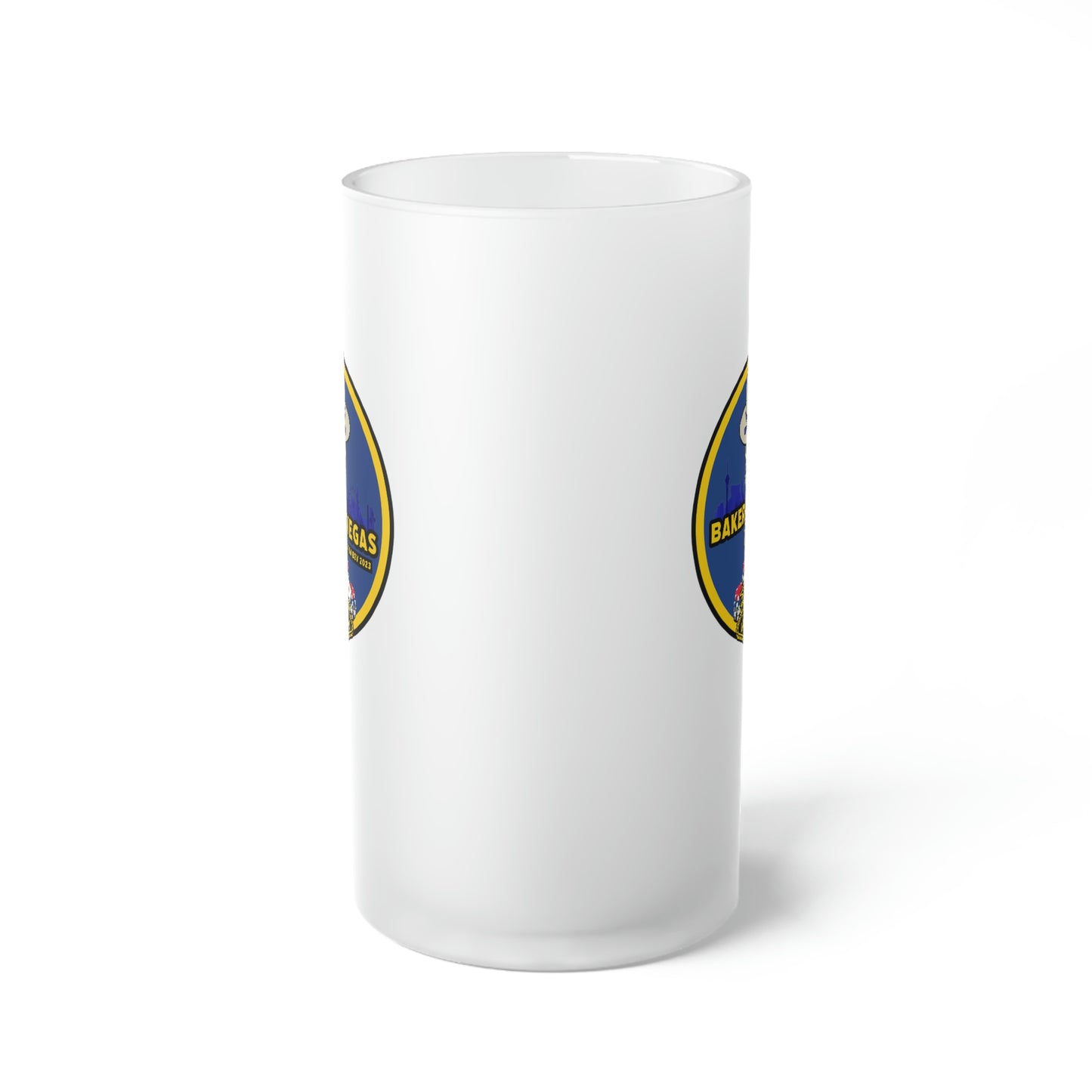 CHP Frosted Glass Beer Mug