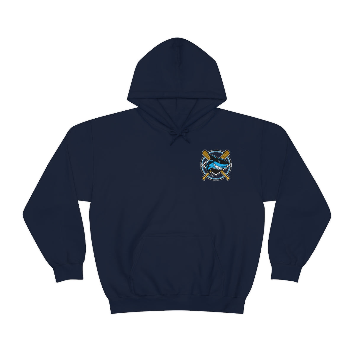 Tiburones Light Blue Logo Unisex Heavy Blend™ Hooded Sweatshirt