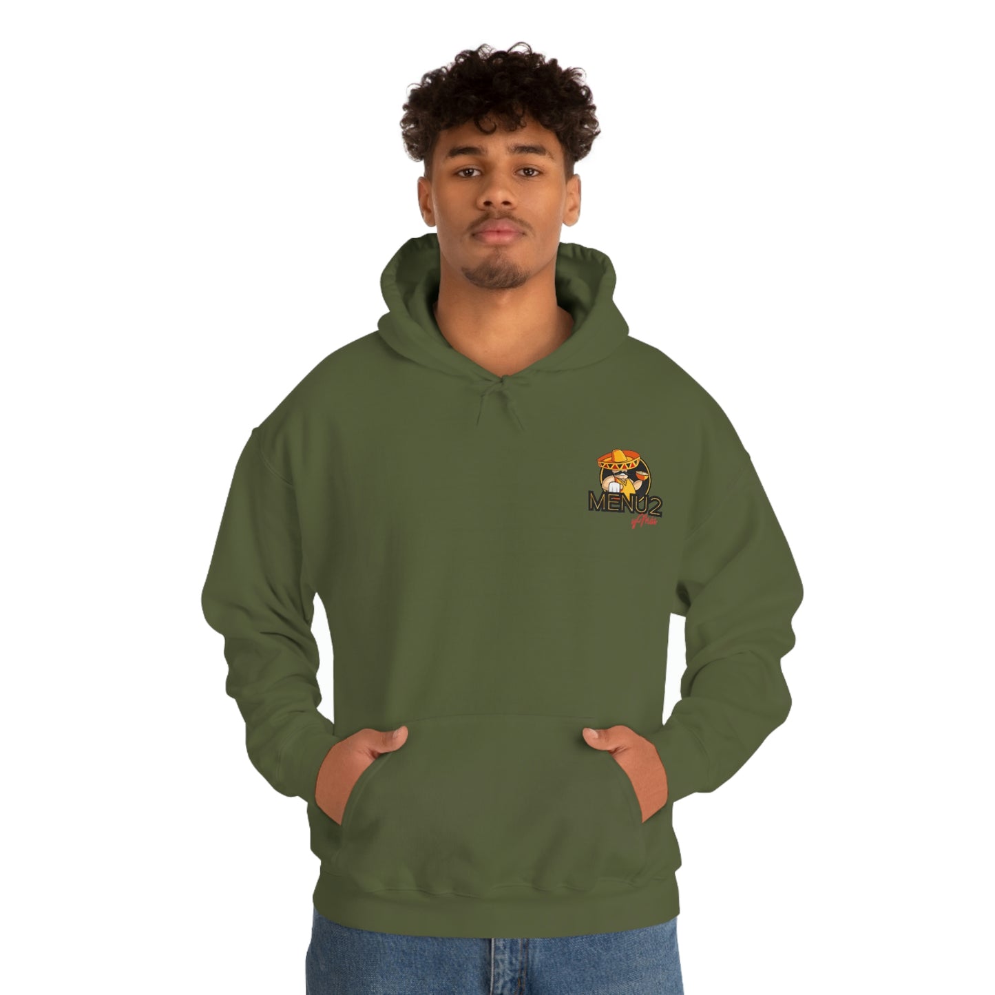 Menu2 Y mas  Unisex Heavy Blend™ Hooded Sweatshirt