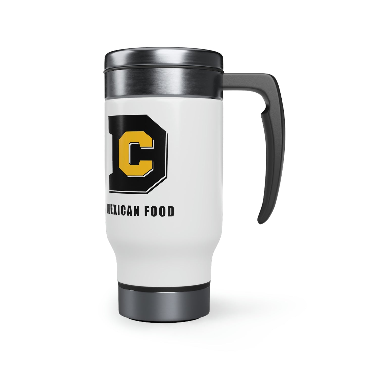 DC Mexican Food Stainless Steel Travel Mug with Handle, 14oz